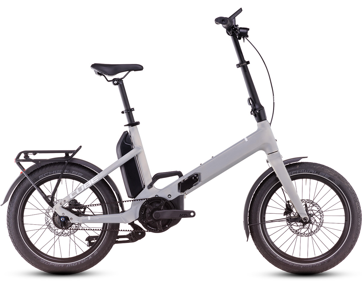 Vélo électrique pliant Unisexe FOLD HYBRID COMFORT 500 Argent